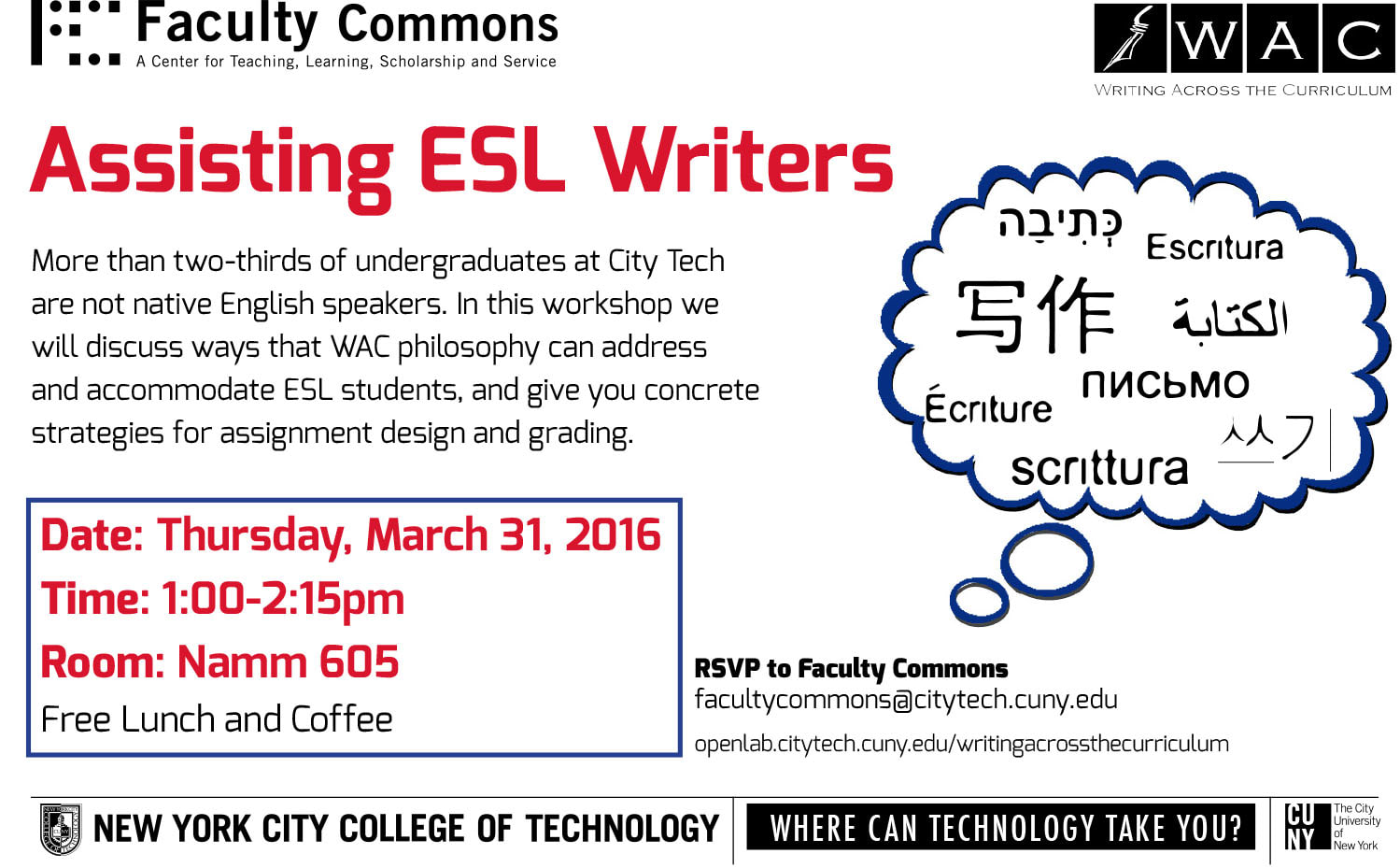 WAC: Assisting ESL Writers 1